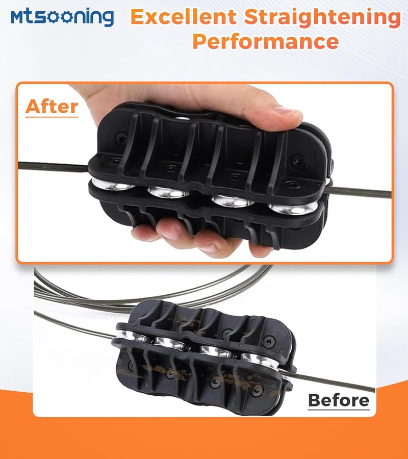 Mtsooning Handheld Tubing Straightener, 3/16 Inch Tube Straightening Tool, Brake Line Pipe Straightener for Copper, Aluminum, Steel, Steel Tubing Brake Line Fuel Line - Image 3